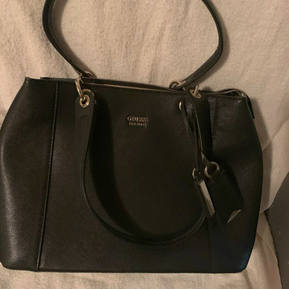 Guess Bag Black with Emblem